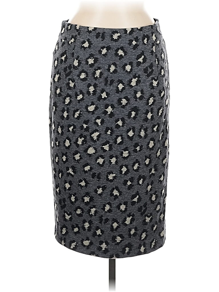 Pre-owned Ann Taylor Loft Formal Skirt In Gray