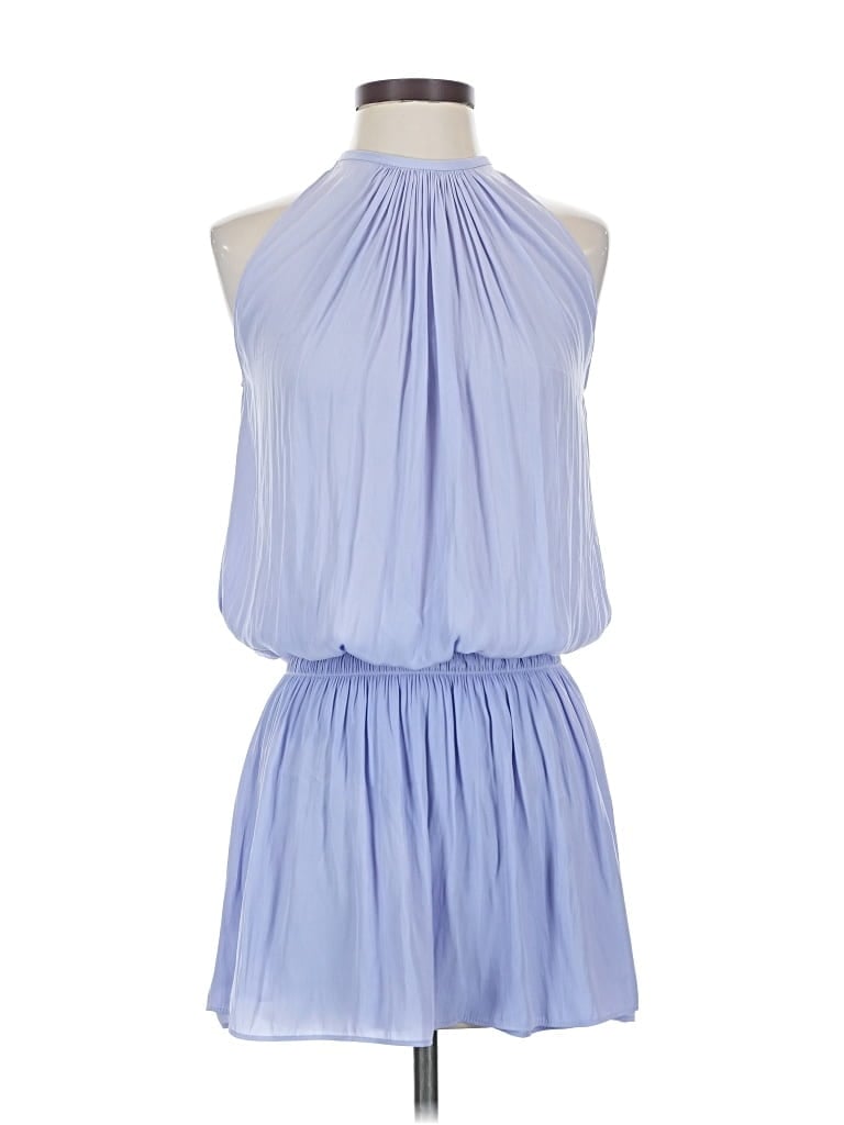 Pre-owned Ramy Brook Cocktail Dress In Blue