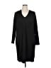 Alexia Admor Solid Black Casual Dress Size 1X - photo 1