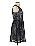 Guess 100% Polyester Argyle Blue Cocktail Dress Size 2 - photo 4