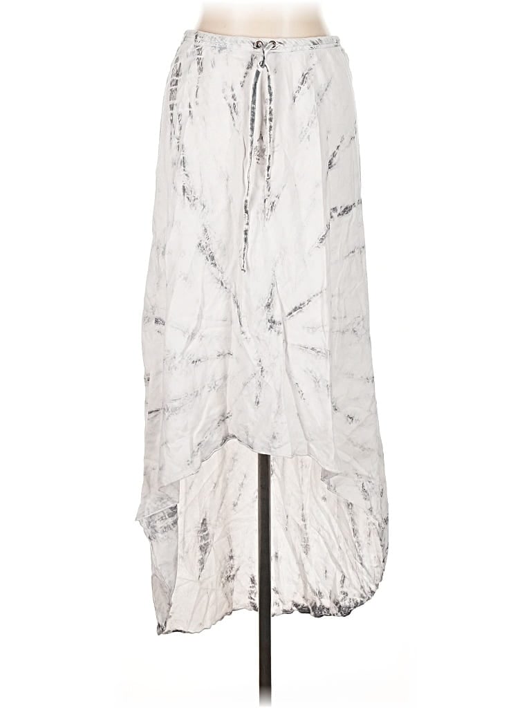 Pre-owned Hard Tail Casual Skirt In Silver