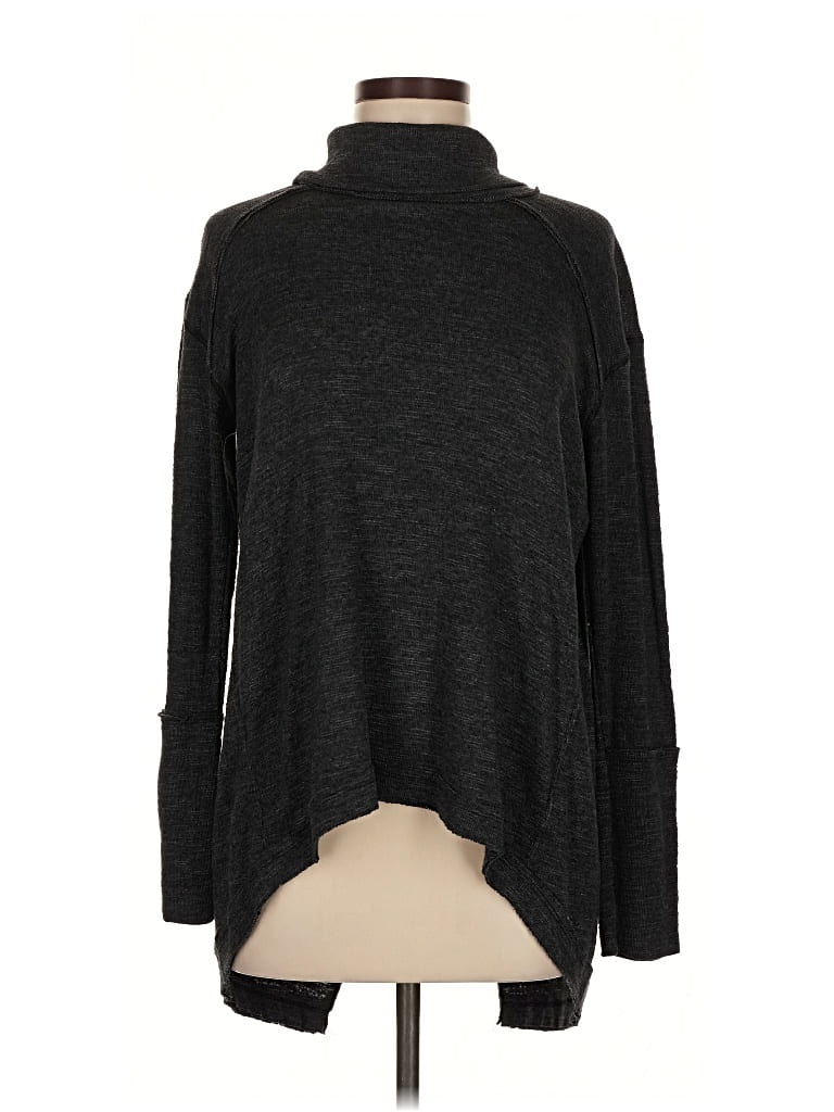Pre-owned We The Free Turtleneck Sweater In Black