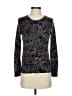 Lands' End 100% Baumwolle Paisley Black Cardigan Size XS - photo 1