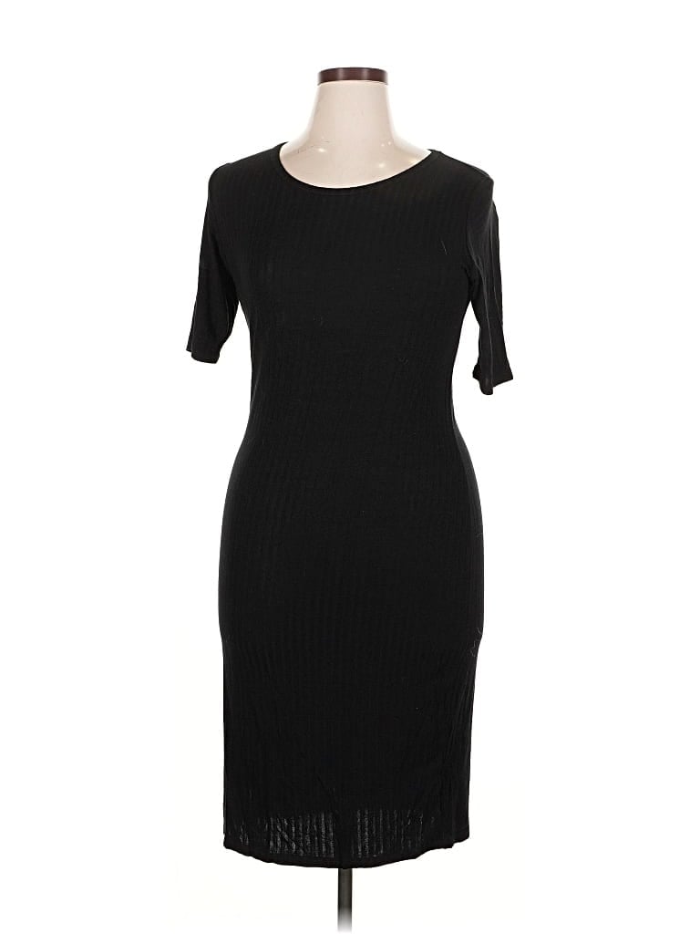 Pre-owned Lularoe Cocktail Dress In Black