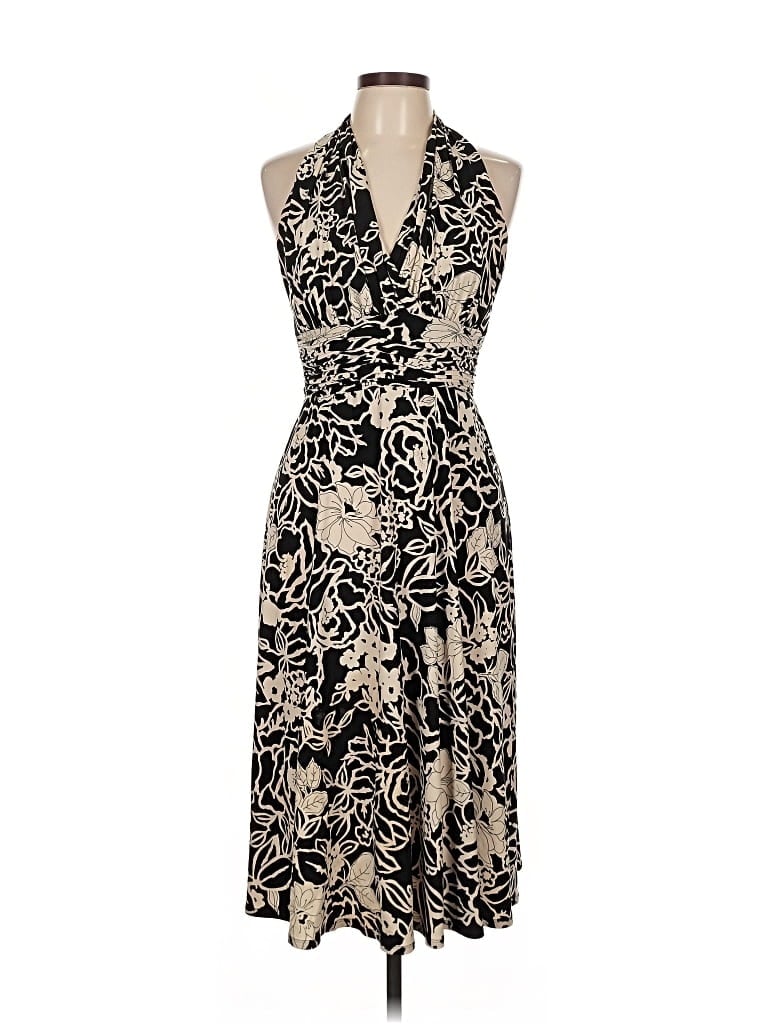 Pre-owned Evan Picone Cocktail Dress In Black