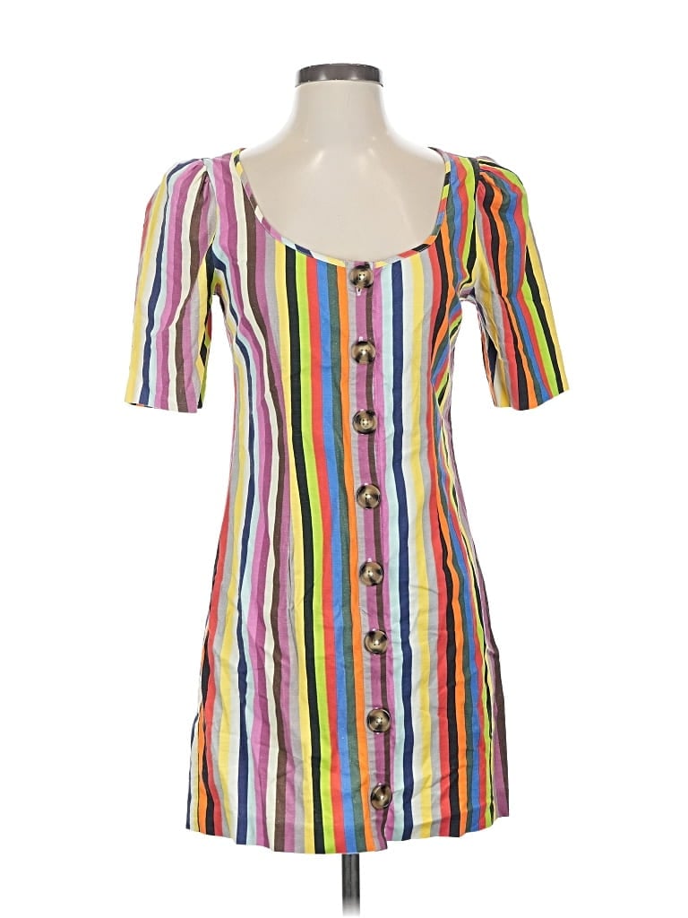 Pre-owned Lpa Casual Dress In Yellow