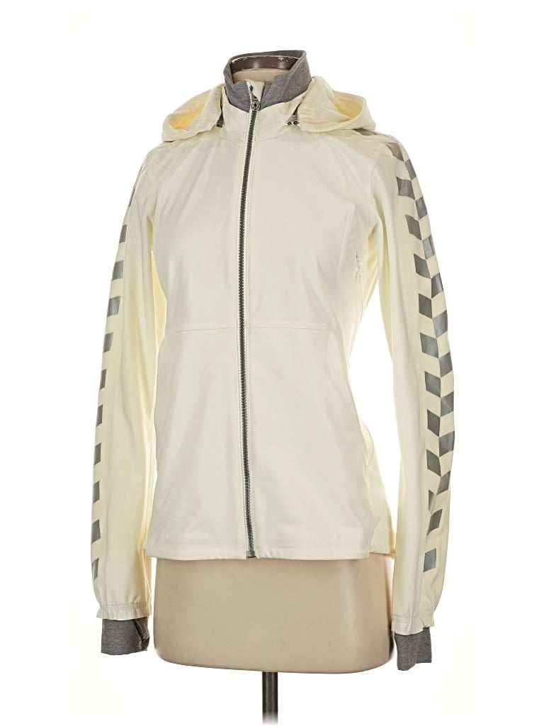 Pre-owned Lululemon Athletica Track Jacket In White
