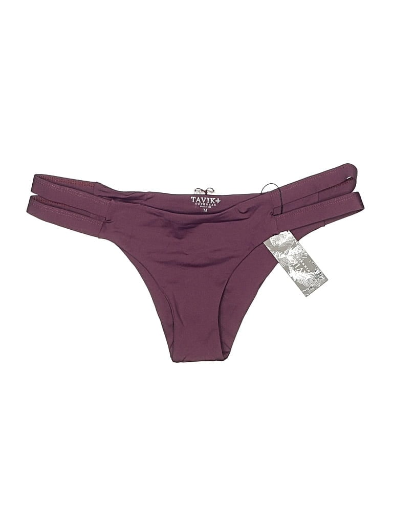 Pre-owned Tavik Swimsuit Bottoms In Burgundy