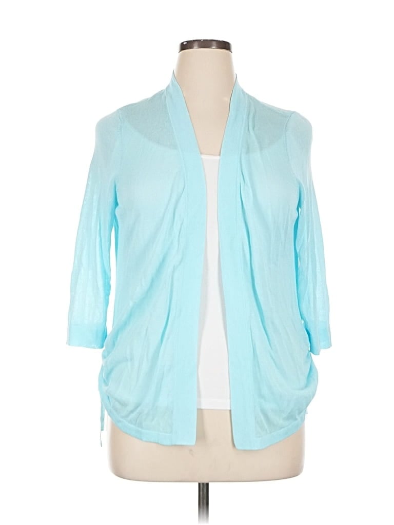 Pre-owned Chico's Cardigan Sweater In Blue