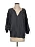 Go By Go Silk Gray 3/4 Sleeve Blouse Size XS - photo 1