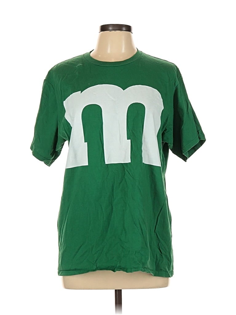 Pre-owned Port & Company Short Sleeve T-shirt In Green