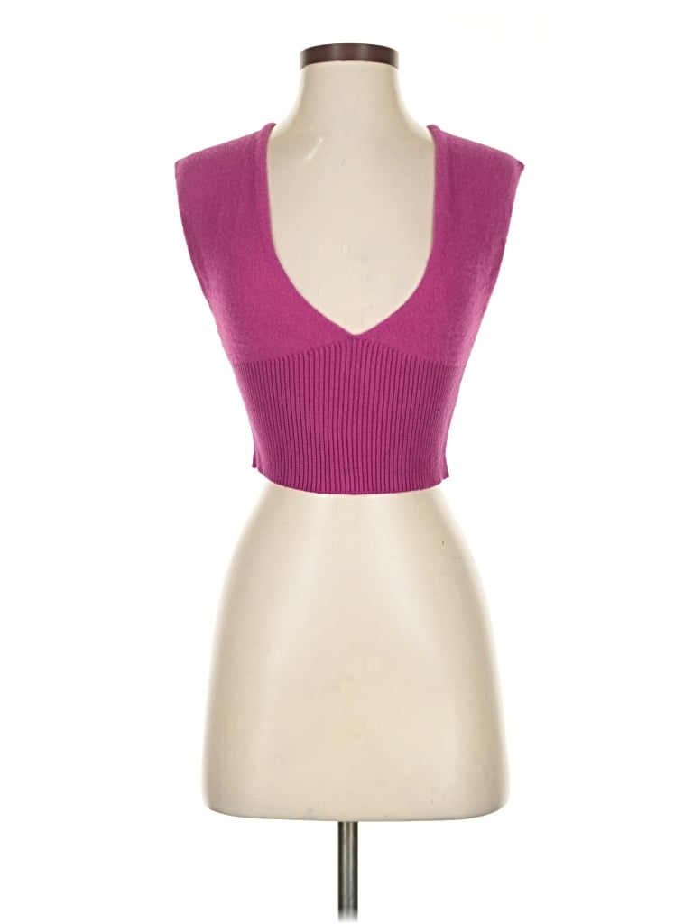 Pre-owned Natural Life Sweater Vest In Pink