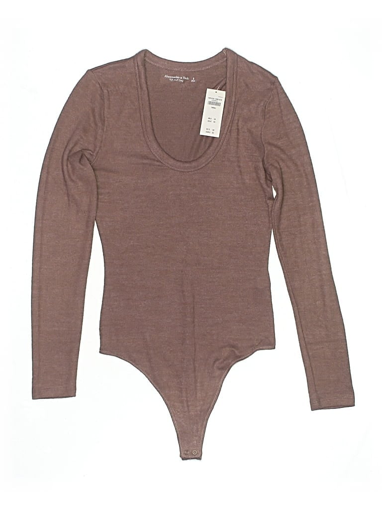 Pre-owned Abercrombie & Fitch Bodysuit In Brown