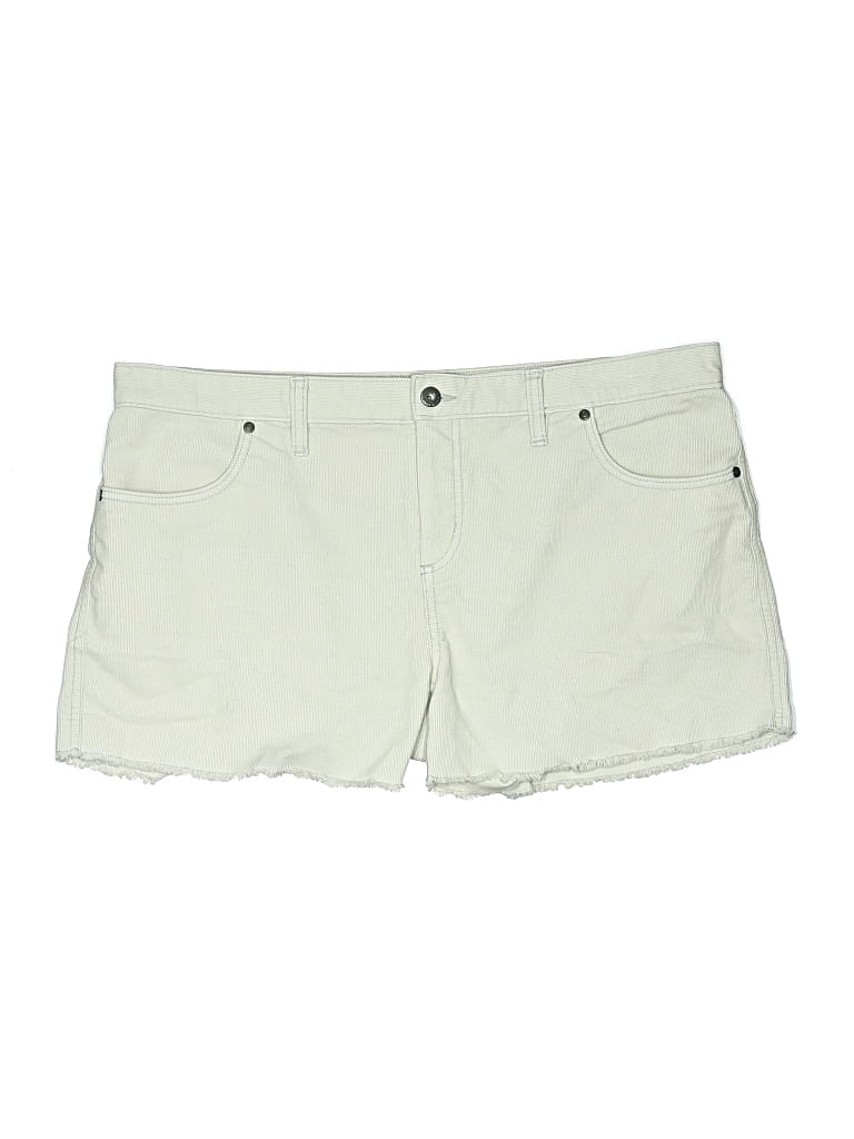 Pre-owned Carve Designs Khaki Shorts In White