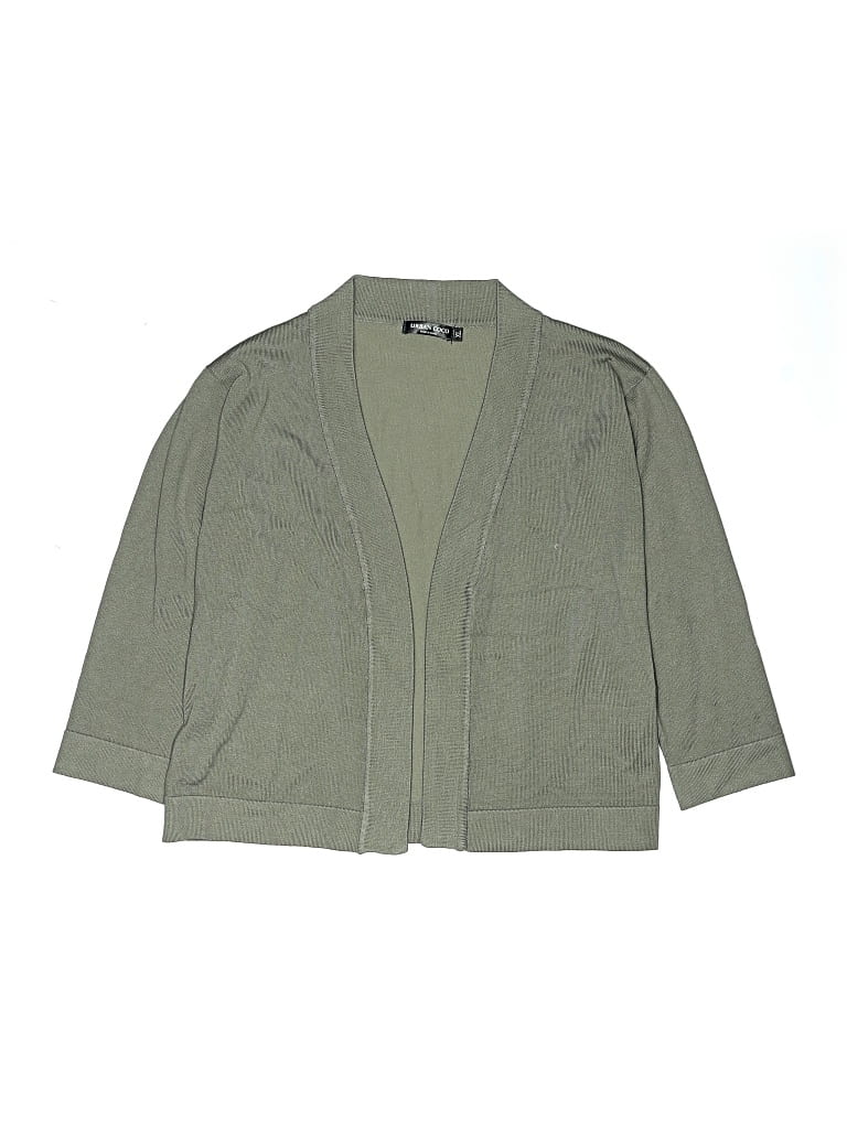 Pre-owned Assorted Brands Kids' Cardigan Sweater In Green