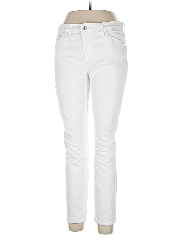 Pre-owned Current Elliott Jeans In White