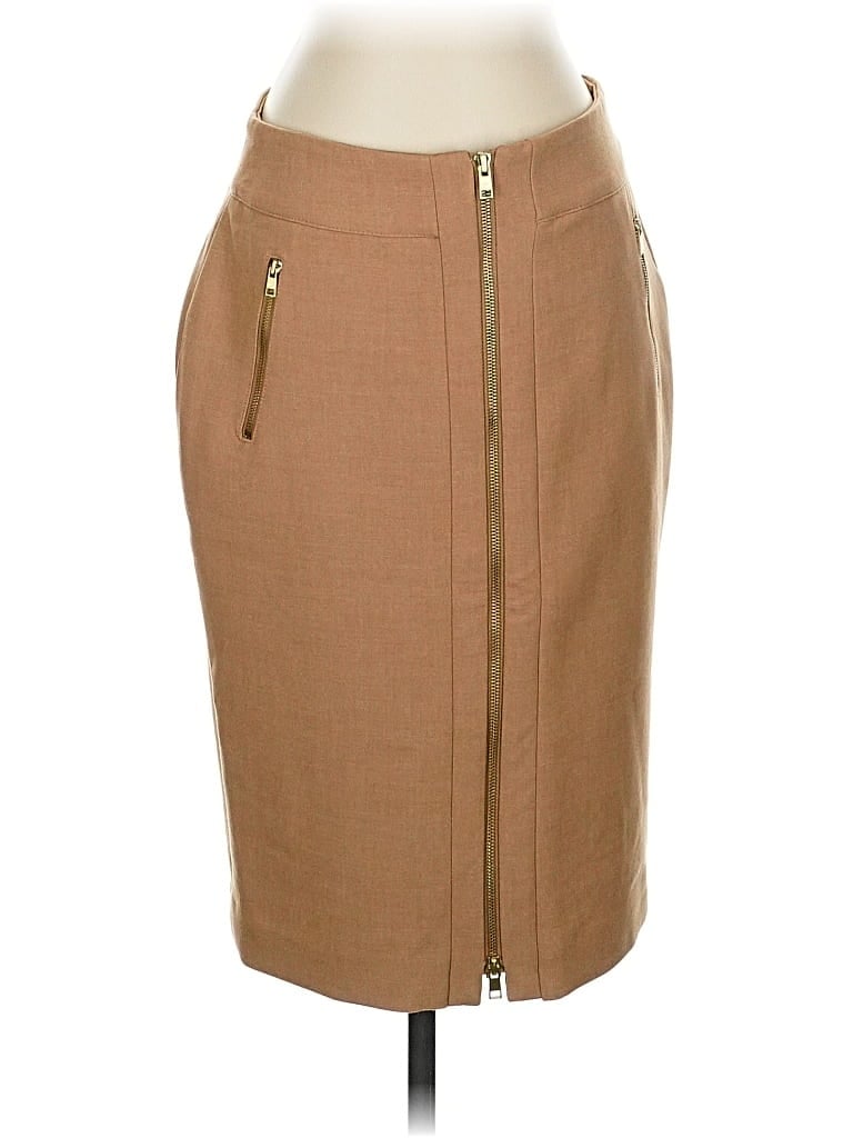 Pre-owned Ann Taylor Formal Skirt In Brown