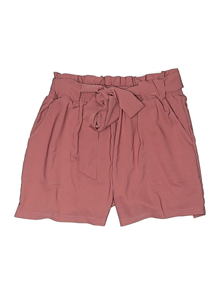 Pre-owned Grace Karin Shorts In Burgundy