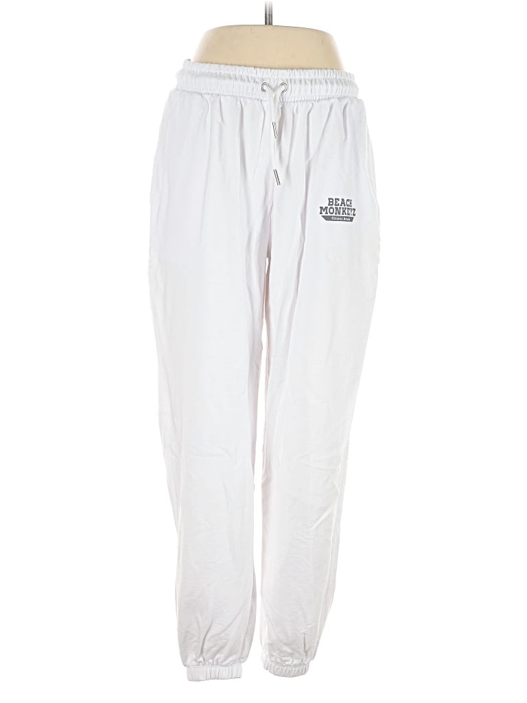 Pre-owned Unbranded Track Pants In White