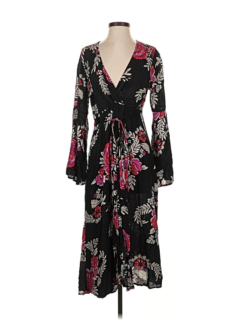 Pre-owned Billabong Casual Dress In Black