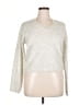 CeCe Gray Long Sleeve Top Size L - photo 1