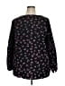 Lane Bryant 100% Polyester Black 3/4 Sleeve Blouse Size 20 - photo 2