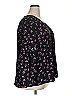 Lane Bryant 100% Polyester Black 3/4 Sleeve Blouse Size 20 - photo 4