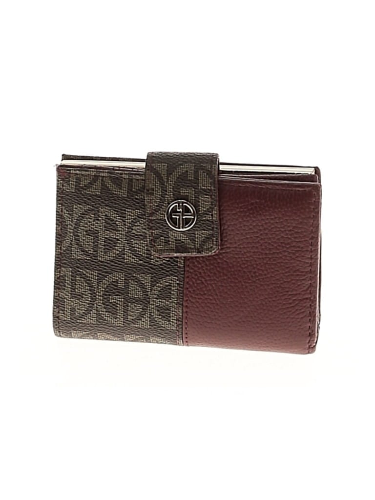 Pre-owned Unbranded Wallet In Burgundy
