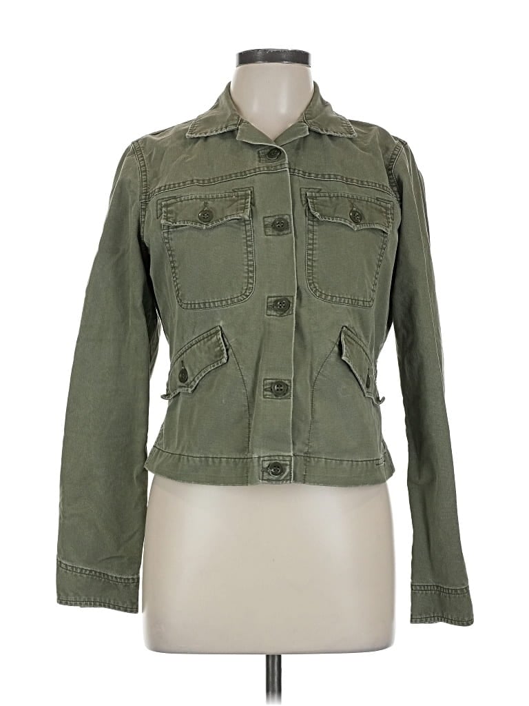 Pre-owned Lucky Brand Jacket In Green