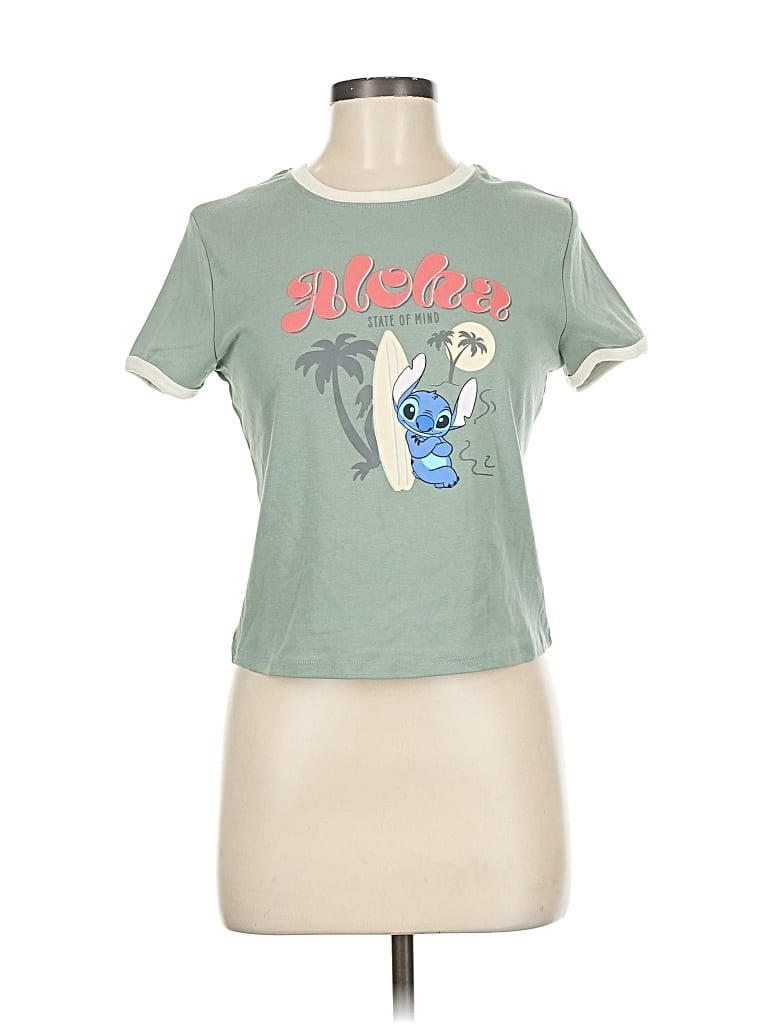 Pre-owned Disney Short Sleeve T-shirt In Green