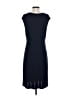 Ann Taylor Solid Blue Casual Dress Size S - photo 2