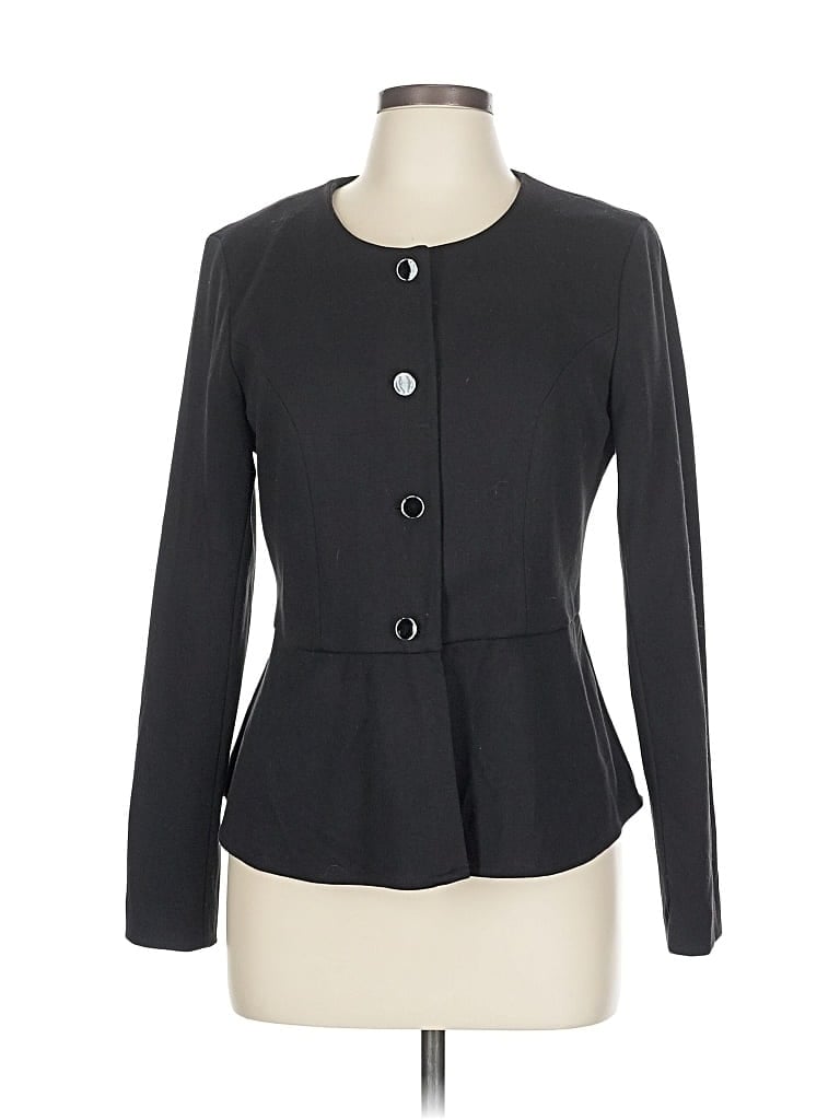 Pre-owned New Directions Blazer Jacket In Black