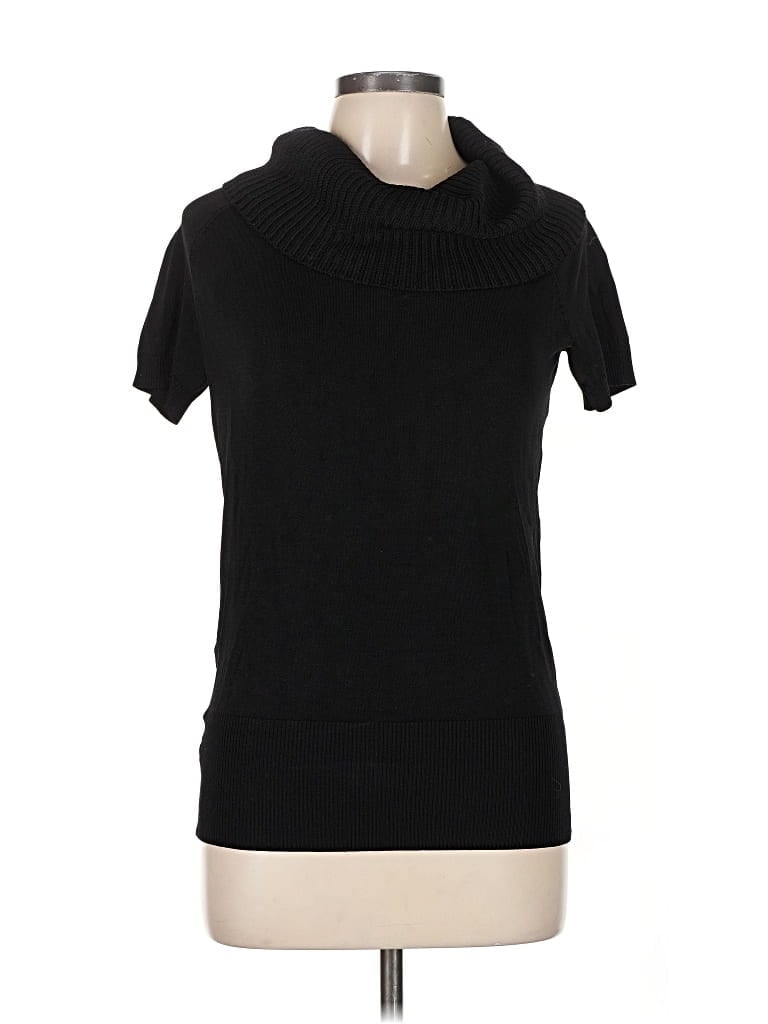 Pre-owned Ann Taylor Turtleneck Sweater In Black
