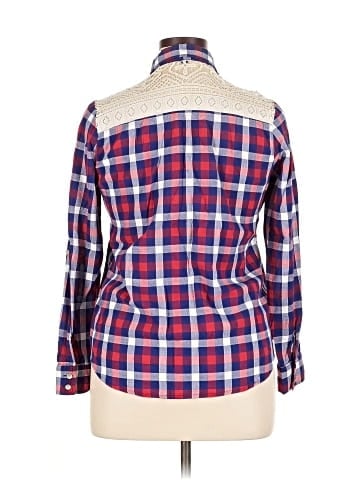 My Michelle Long Sleeve Button-Down Shirt (view 2)