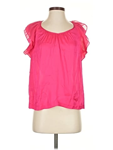 Express Design Studio Short Sleeve Blouse (view 1)