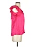 Express Design Studio 100% Polyester Pink Short Sleeve Blouse Size XS - photo 4