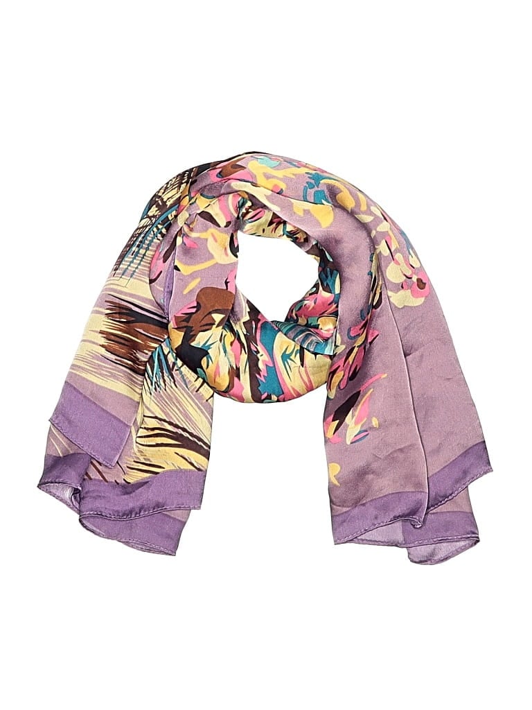 Pre-owned Unbranded Scarf In Purple