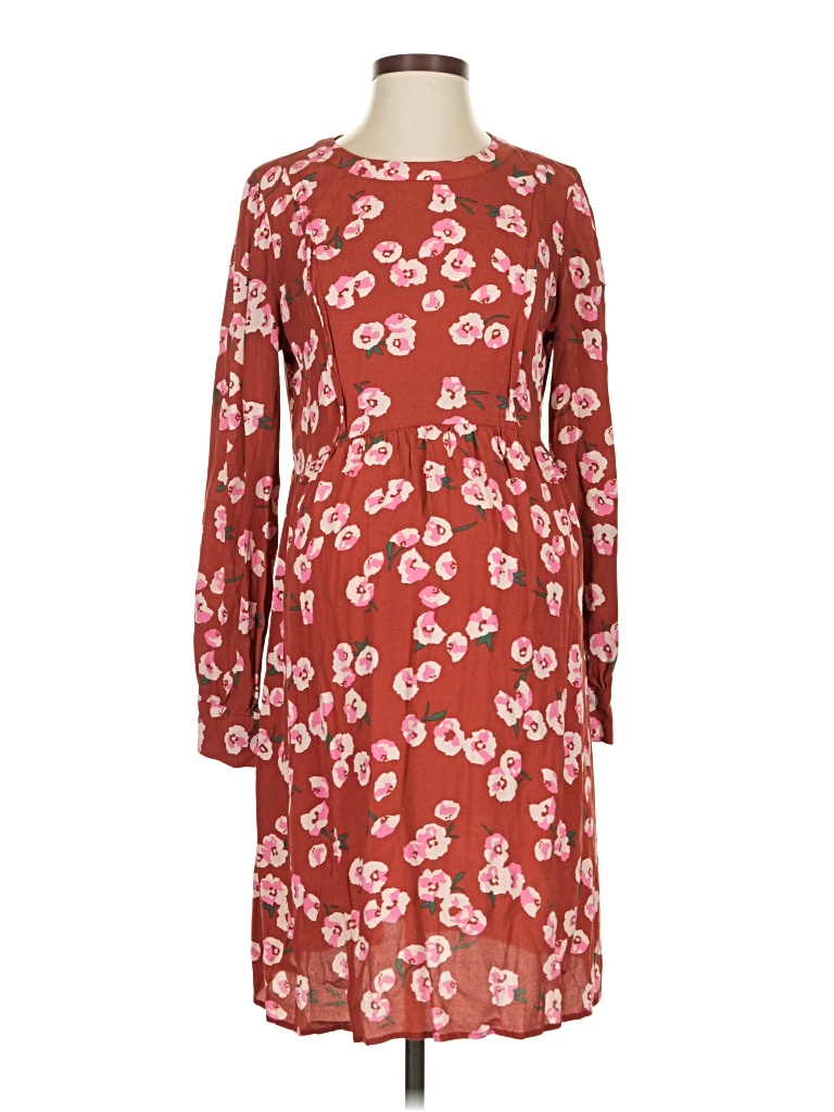 Pre-owned Seraphine Casual Dress In Burgundy