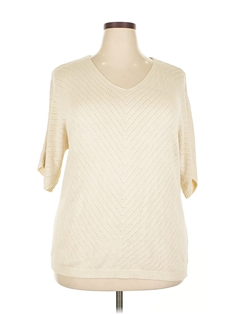 Pre-owned Dokotoo Sweater Vest In White