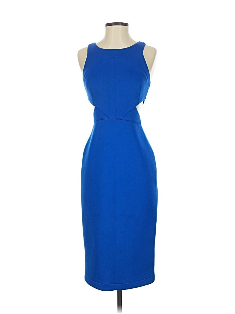 Pre-owned Hunter Cocktail Dress In Blue