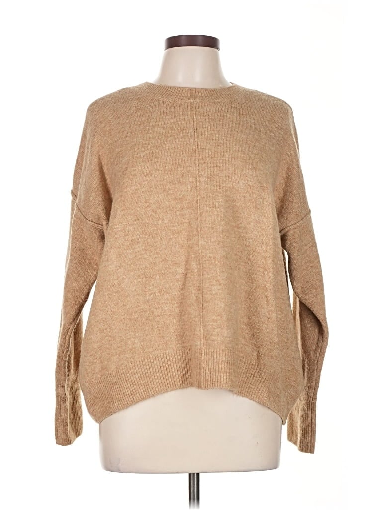 Pre-owned Vince Camuto Pullover Sweater In Brown