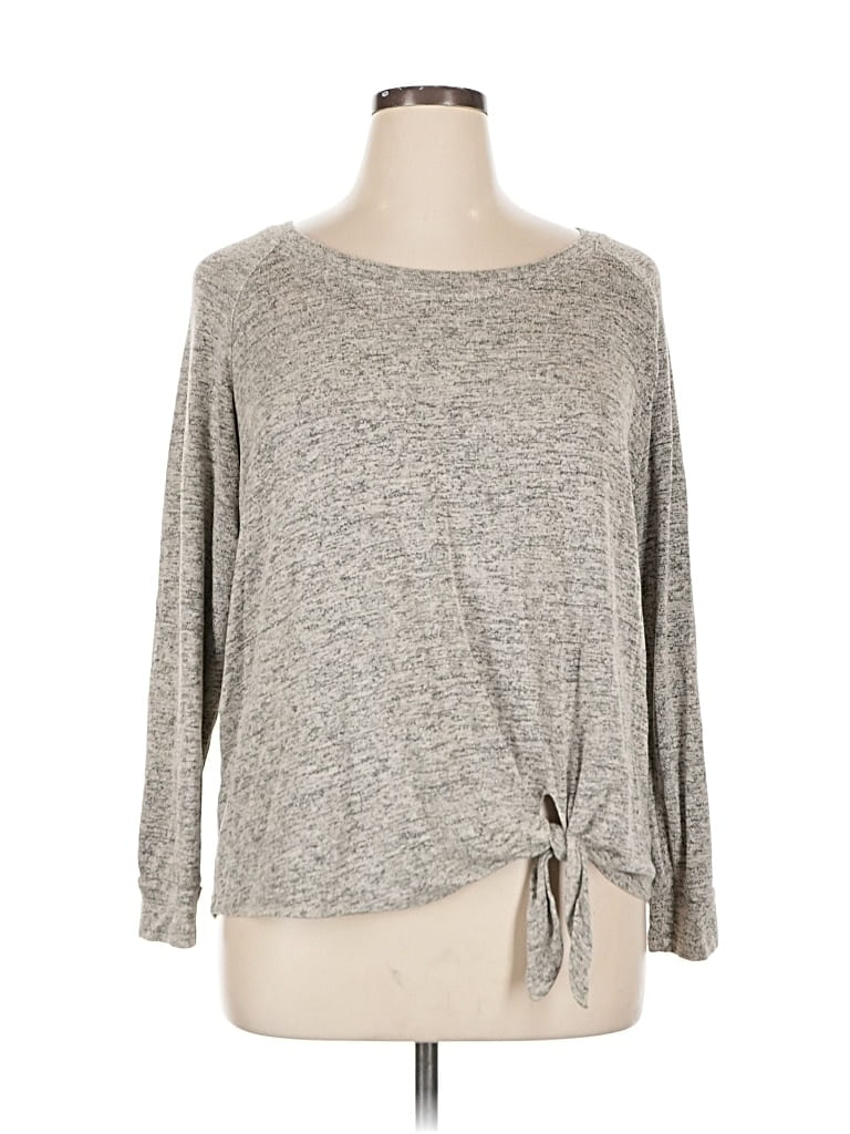 Pre-owned Nine Britton Pullover Sweater In Gray