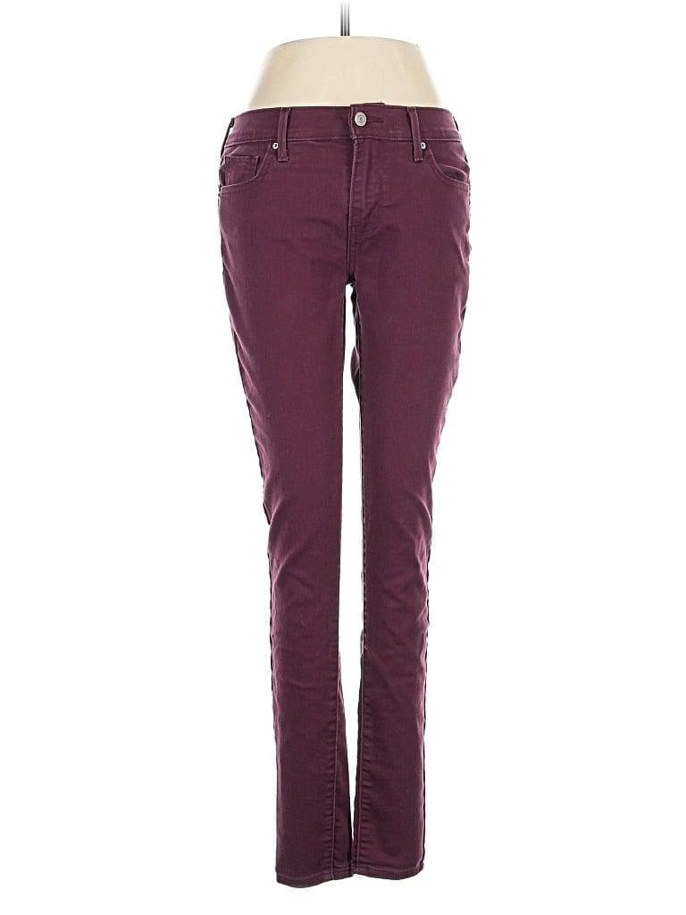 Pre-owned Levi's Jeans In Burgundy