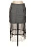 Poleci Gray Formal Skirt Size 6 - photo 1