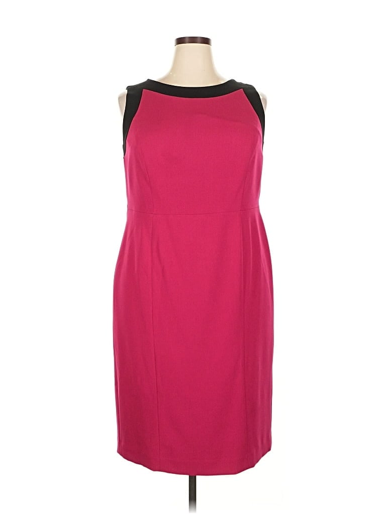 Pre-owned Nipon Boutique Cocktail Dress In Burgundy