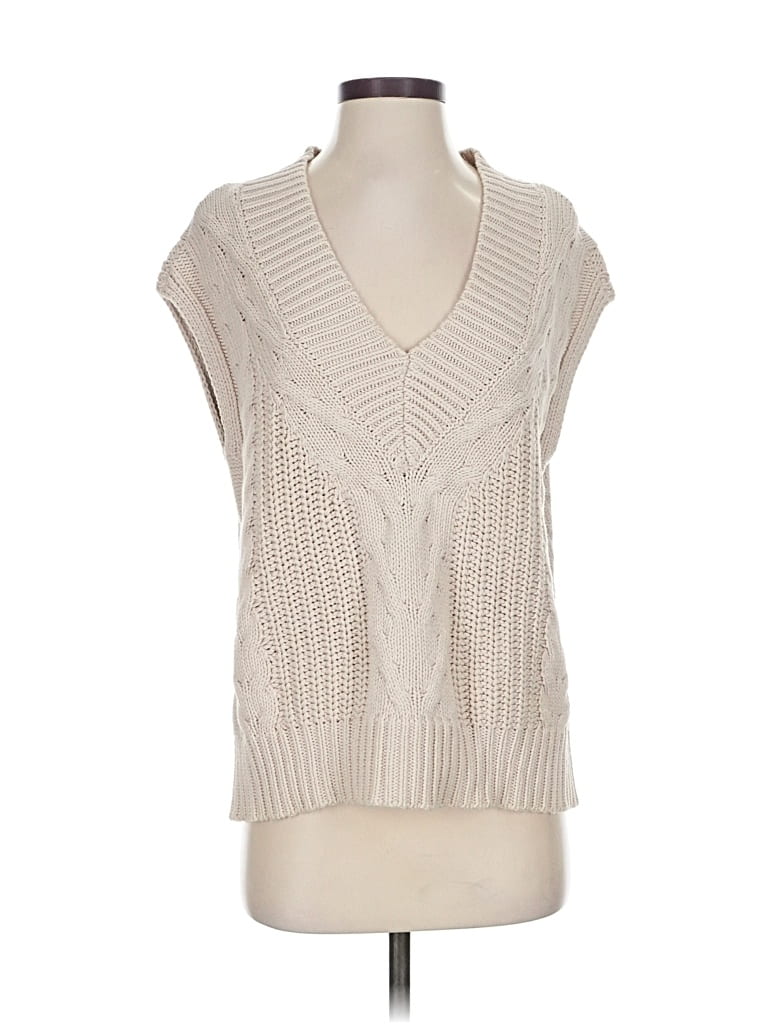 Pre-owned Pistola Sweater Vest In White