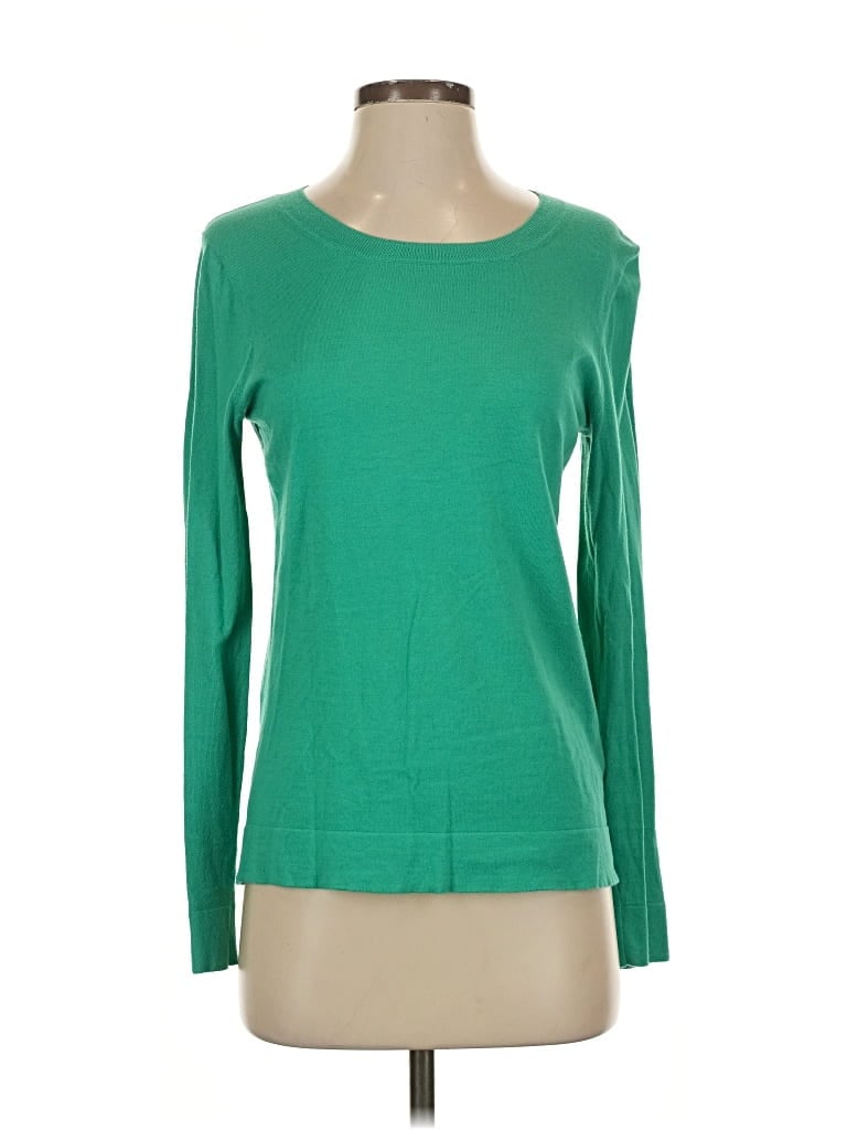 Pre-owned J. By J.crew Pullover Sweater In Green