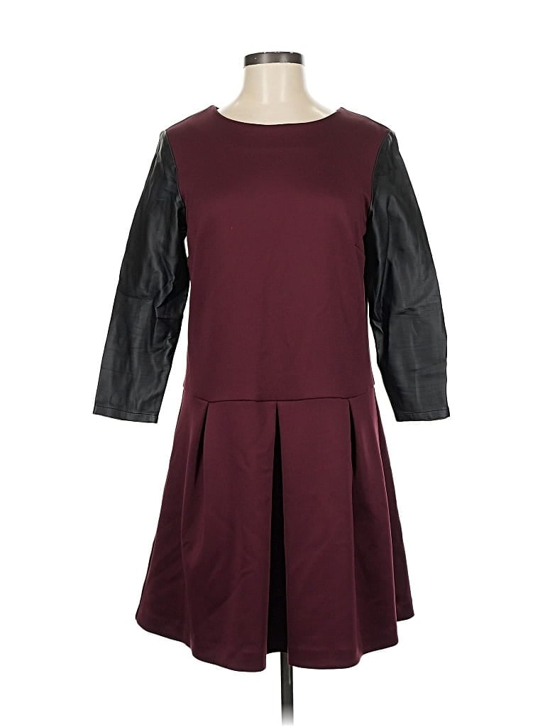 Pre-owned Bcbgeneration Casual Dress In Burgundy