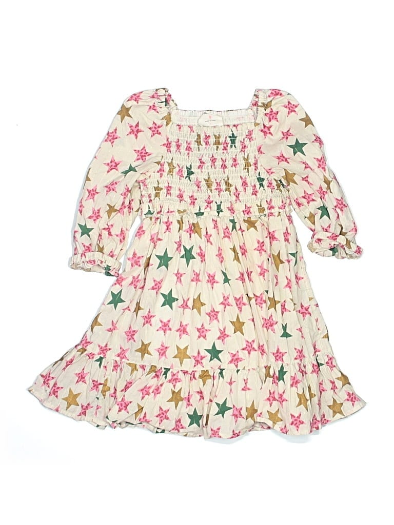 Pre-owned Crewcuts Kids' Dress In White