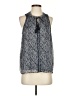 Lucky Brand Blue Sleeveless Blouse Size S - photo 1